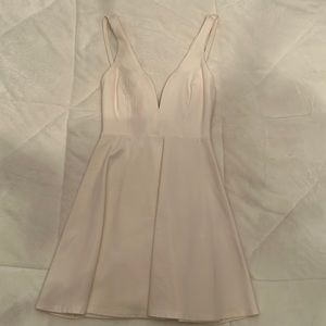 White homecoming dress from lulus